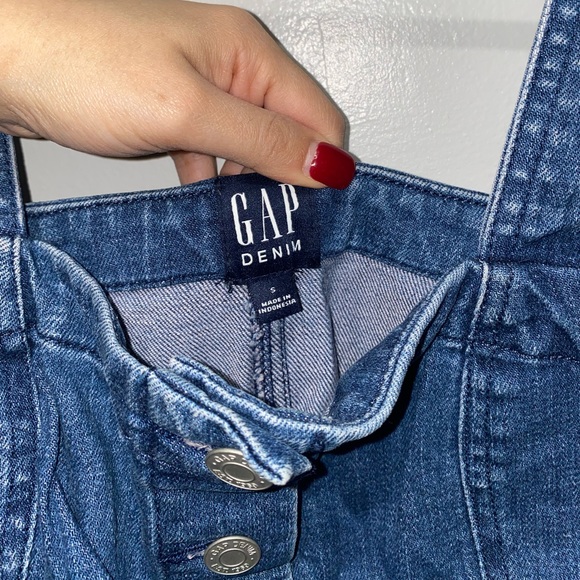 Gap denim button down dress with tie waist - Picture 4 of 4